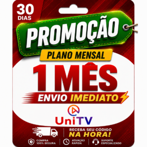 Recarga Unitv 30 dias